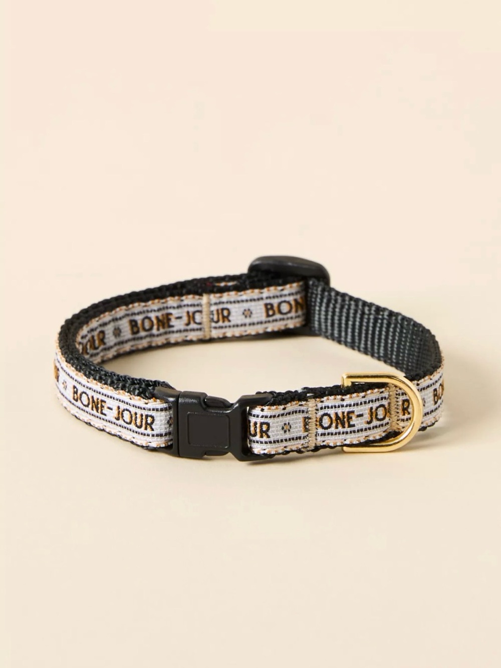 NWT Anthropologie "Bone-Jour" Up Country Bistro Tile Cat Collar Size Small